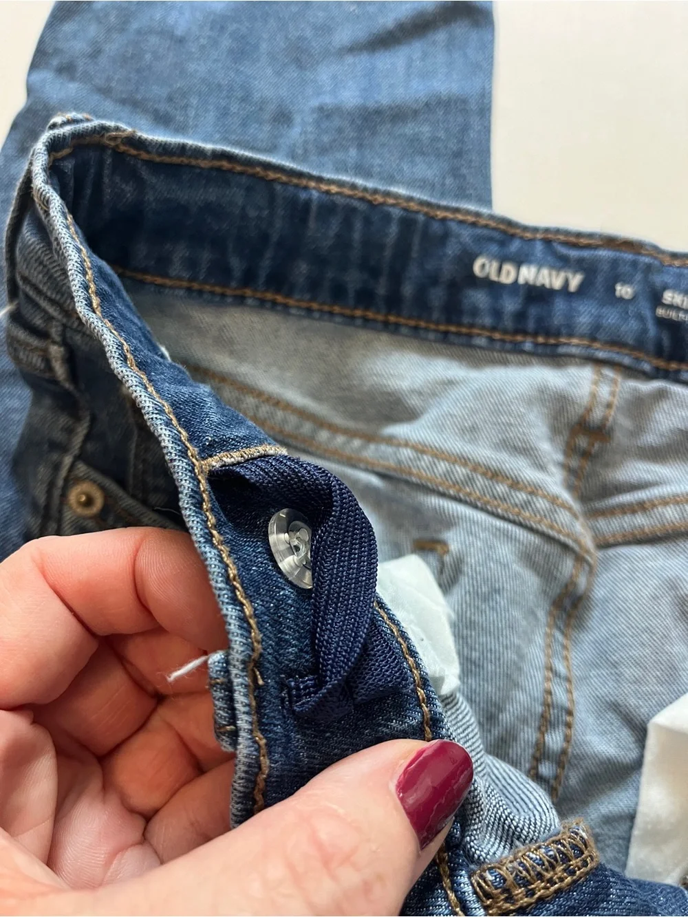 Old Navy Boys Slim Straight Jeans in Blue Denim size 10 Skinny